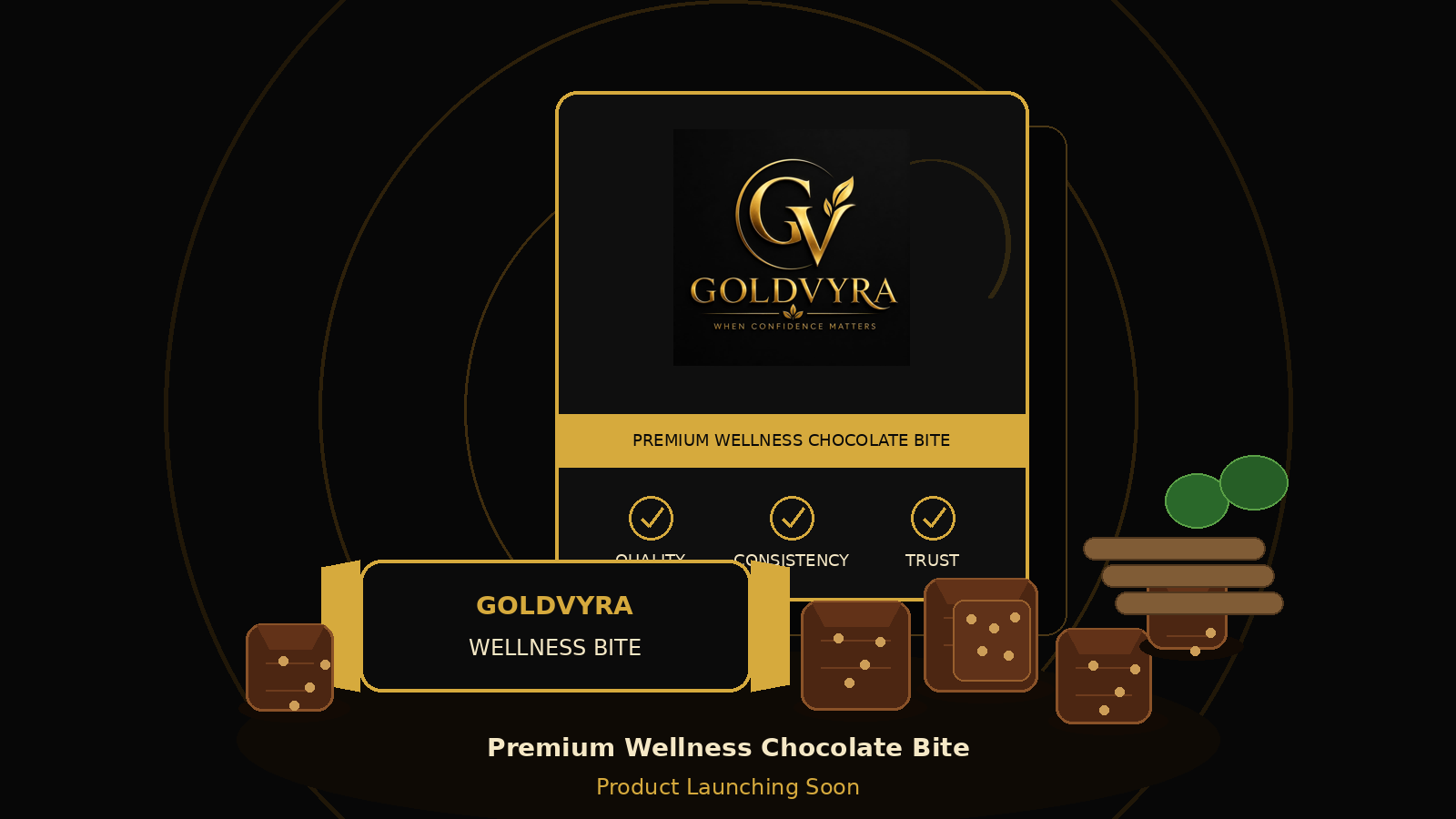 GOLDVYRA Premium Chocolate Box with 6g Cube